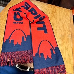 St. Louis City SC Red and Blue 2 Sided Scarf